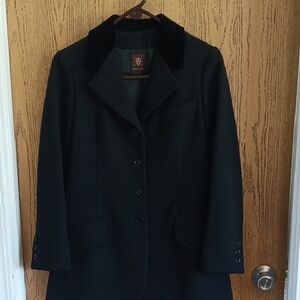 Anne Klein Elegant Black Pea Coat